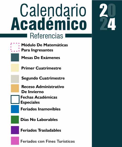 Calendario Académico 2024 _Referencias