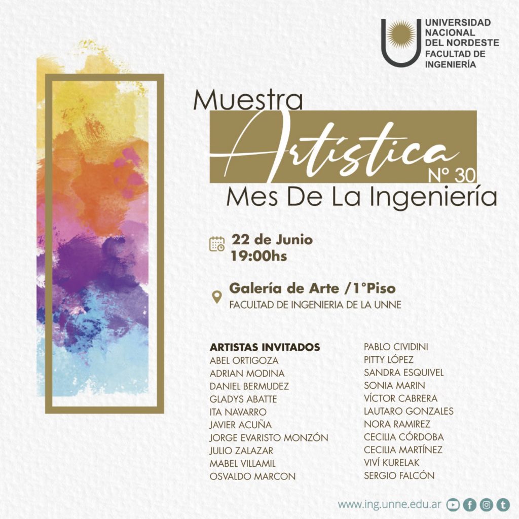 Muestra Artística N°30 - Mes de la Ingeniería