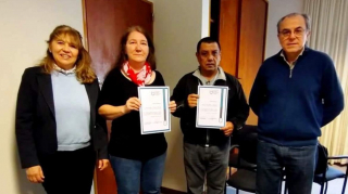 Reconocimiento de las autoridades a estudiantes de la carrera Ingeniería Civil