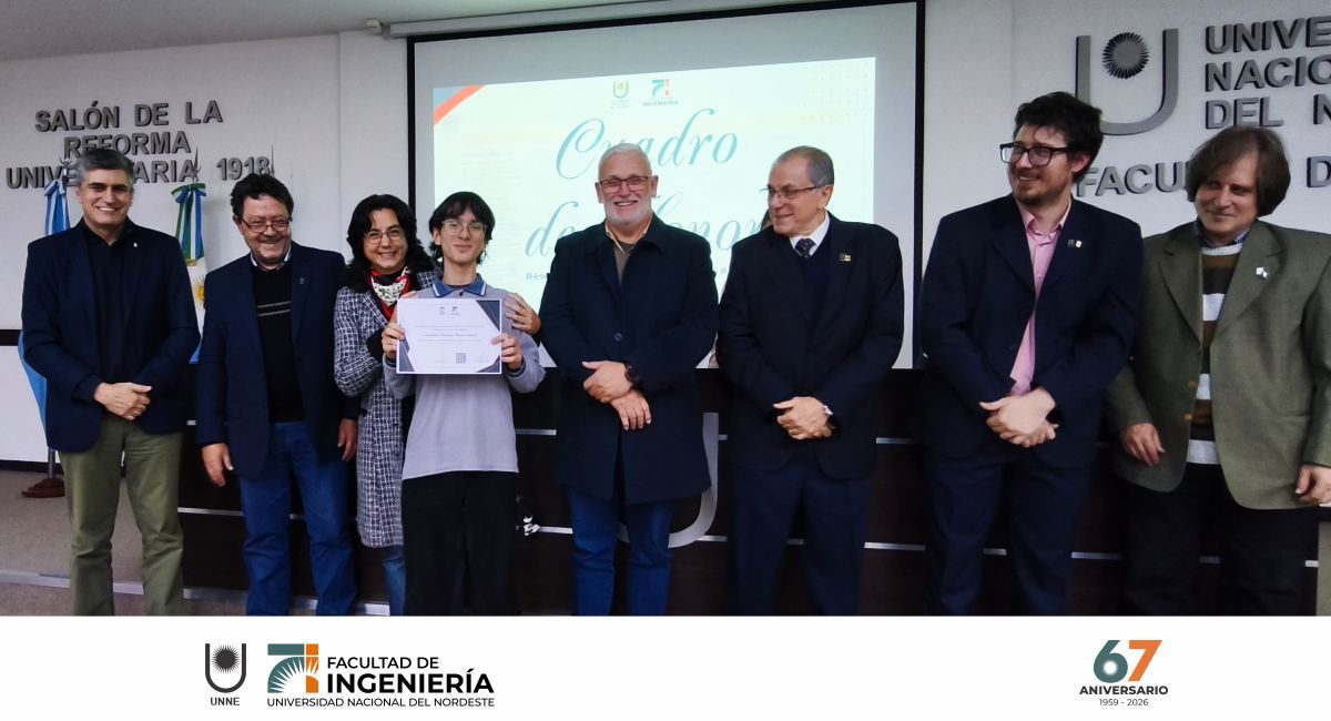 Cuadro de Honor 2025 - ingeniería UNNE 2025